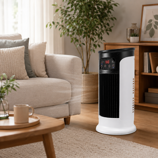 Tragbare Klimaanlage mit Verdunstungskühlung – energieeffizient und kompakt