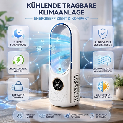 Tragbare Mini-Klimaanlage – Energiesparend & Leise