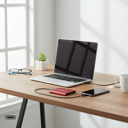 Externe SSD Festplatte Tragbar – Hochgeschwindigkeit USB 128TB
