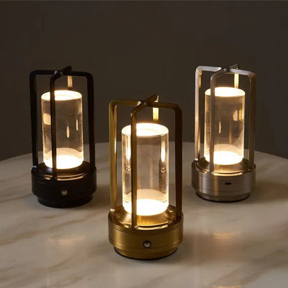 Moderne kabellose nordische Tischlampe